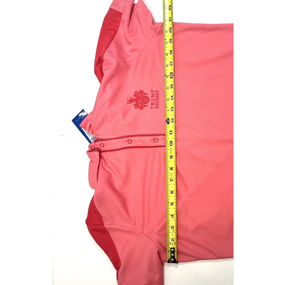 New Galvin Green Womens Trump Pink‎ Golf Polo Shirt XL Doonbeg Megan